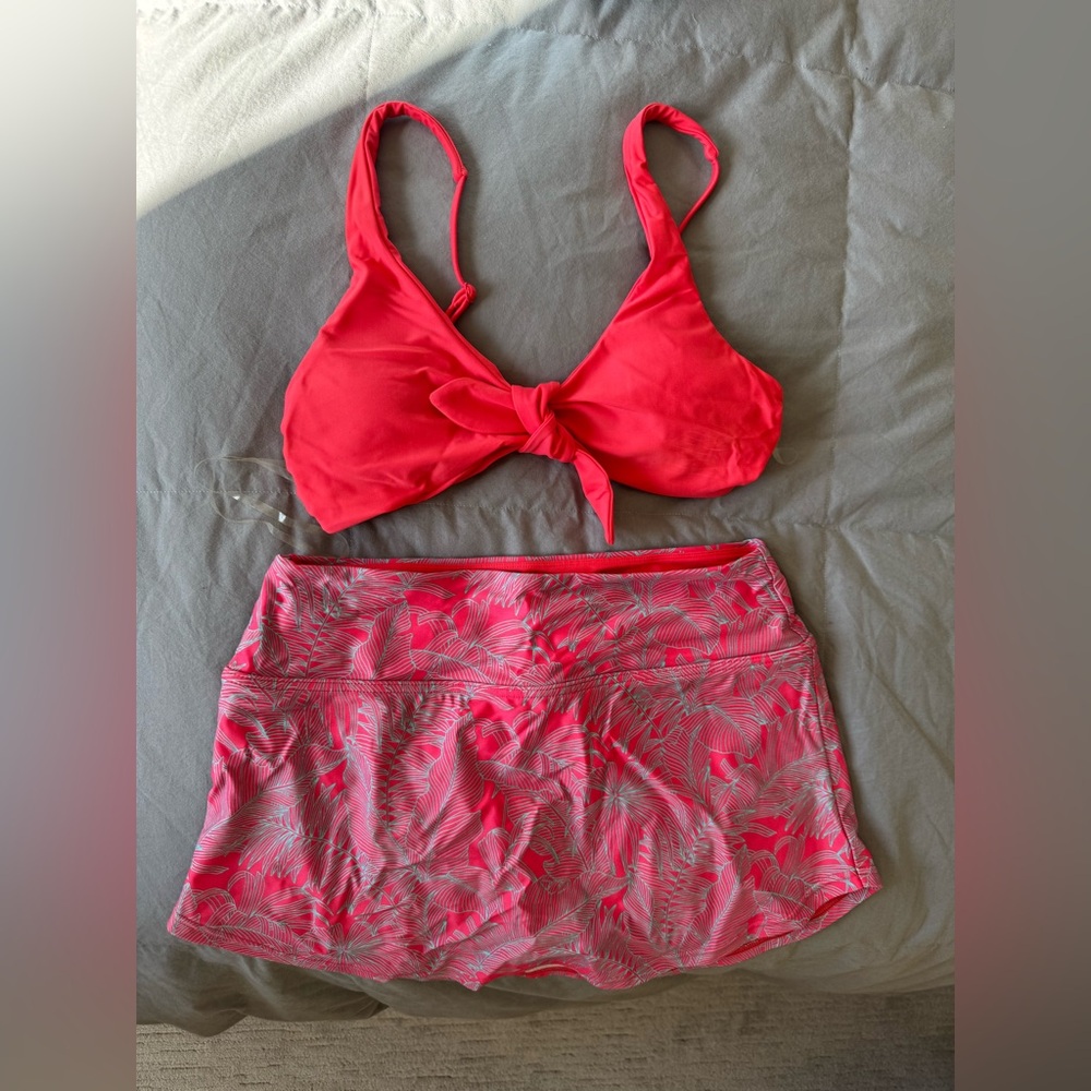 Prana Bikini top and skirt